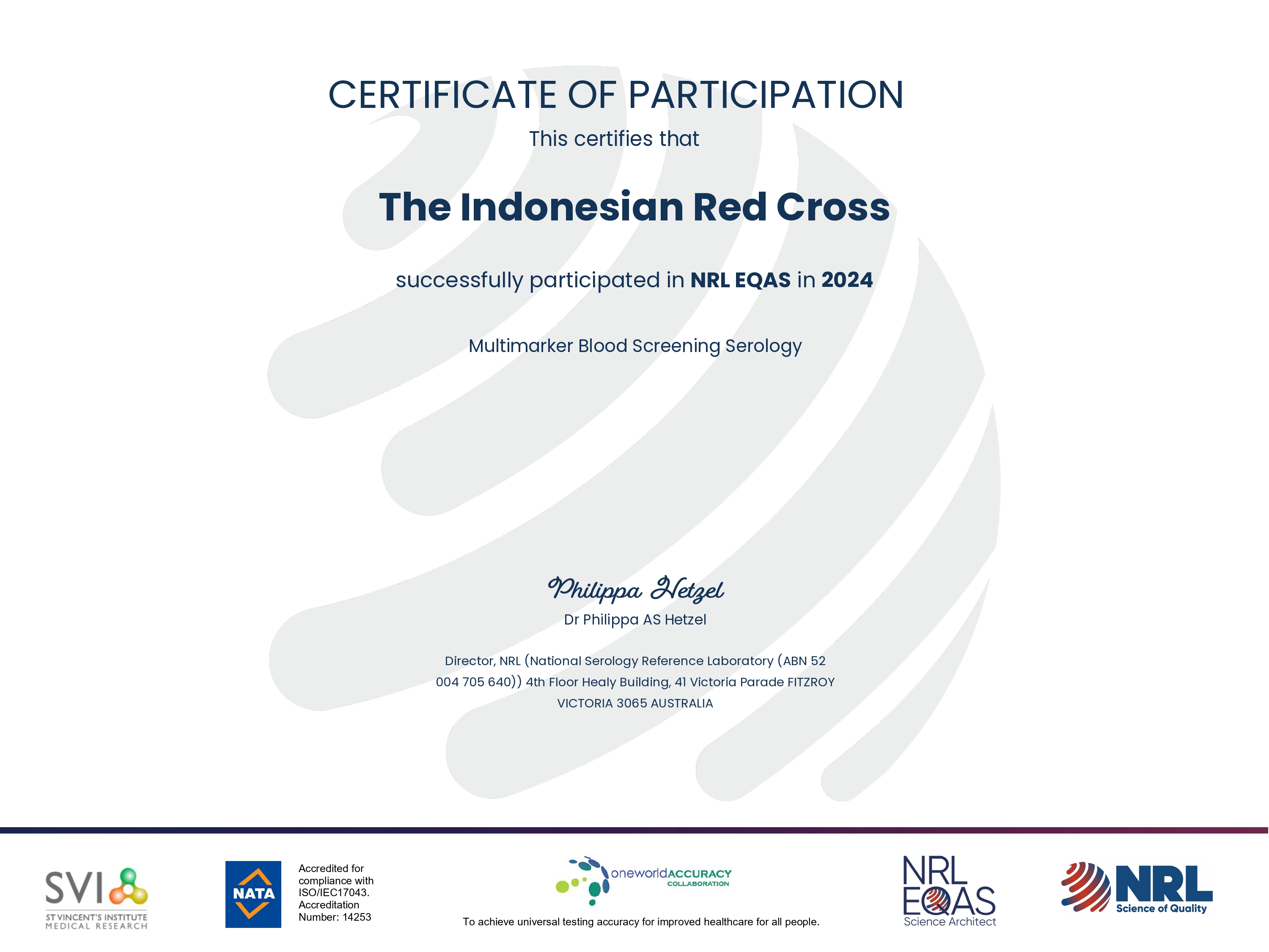 Keikutsertaan UDD Pusat PMI